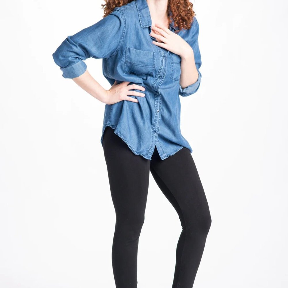 Preggo Leggings Snapback Postpartum Maternity Leggings S/M